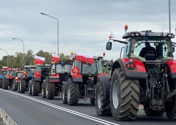 protest rolników ciągniki traktory