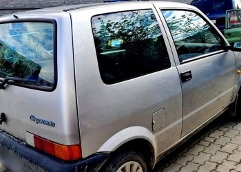 Skradziony samochód (KPP w Ełku)