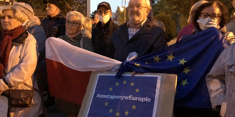 Prounijna manifestacja w Ełku (zdj. Radio 5)