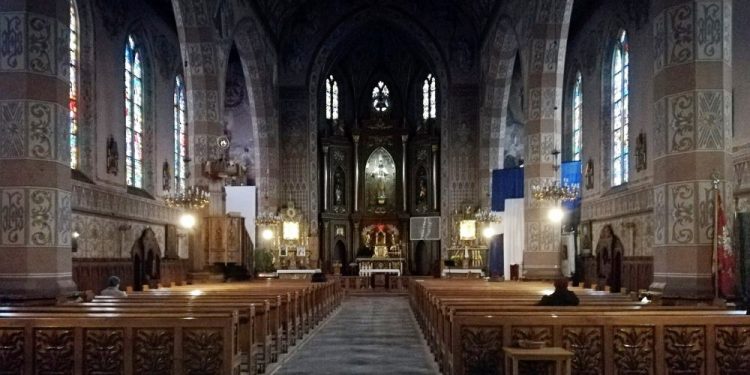 kościół Najświętszego Serca Jezusowego w Ełku (zdjęcie jest ilustracją do tekstu)