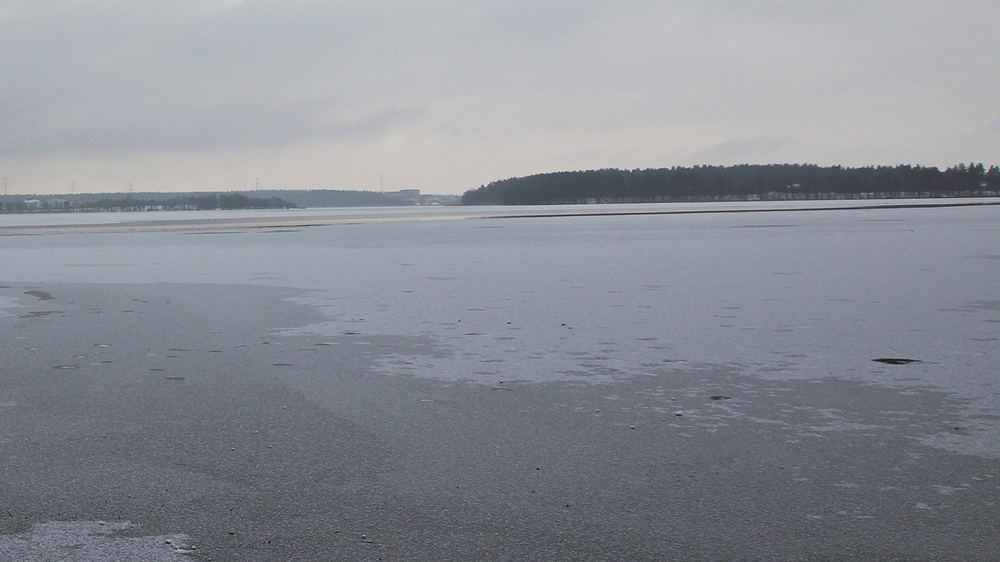 lod jezioro zamarnieta