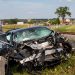 Wypadek na przejeździe, zdj. Ratownictwo Powiatu Ełckiego
