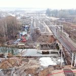 csm 8 Budowa mostu nad rzeka Elk i nowy uklad torow pracuje sprzet fot Pawel Chamera PKP Polskie Linie Kolejowe SA 8b261559a0