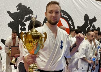 Filip Maksimowicz, zdj. Olecka Szkoła Sztuk Walki Karate Kyokushin