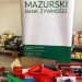Paczki dla potrzebujących przygotowane przez dzielnicowych i wolontariuszy z banku żywności zdj. KPP w Piszu