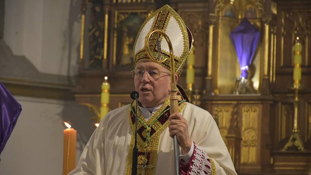 biskup diecezji elckiej ks Jerzy Mazur