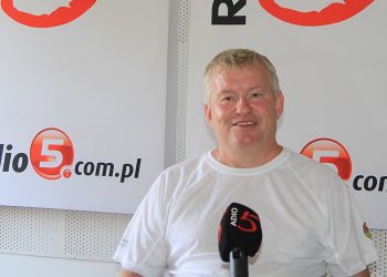 Tomasz Bartnik przewodniczący Gminnego Zrzeszenia LZS w Ełku