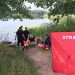 akcja ratunkowa nad jeziorem Sedranki Małe, zdj. Komenda Powiatowa Państwowej Straży Pożarnej w Olecku