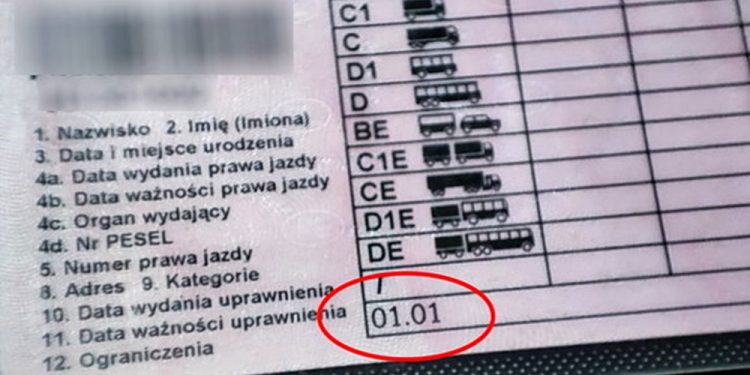 Prawo jazdy, zdj. KPP w Piszu