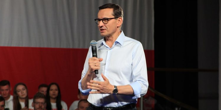 Premier Mateusz Morawiecki w Ełku, Fot. Radio 5