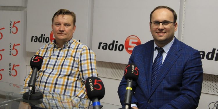 (z lewej) Zbigniew Jaskowski, Łukasz Zakrzewski