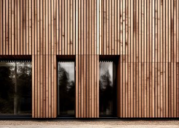 wood grain wall building