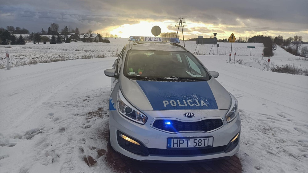 policja radiowoz zdj. KPP w Olecku