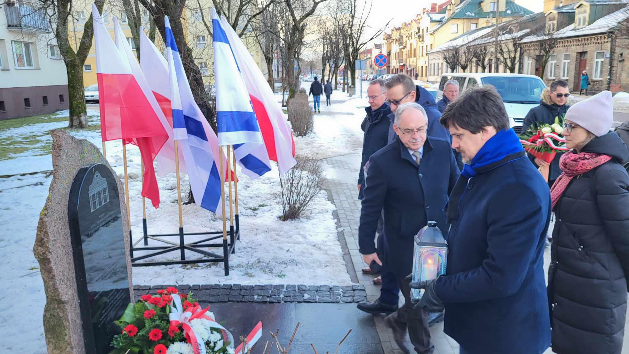 Oddali hołd pomordowanym Żydom