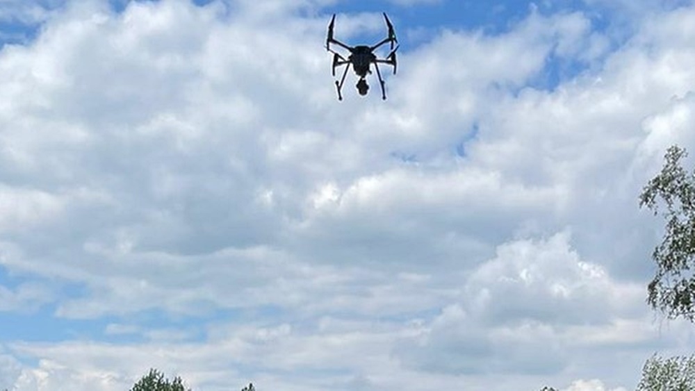 dron policja zdj. KPP w Elku
