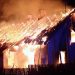 Pożar domu w Maciejowej Woli zdj. KP PSP w Gołdapi