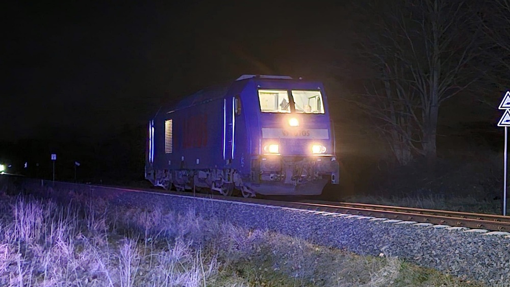lokomotywa potracenie OSP Biala Piska