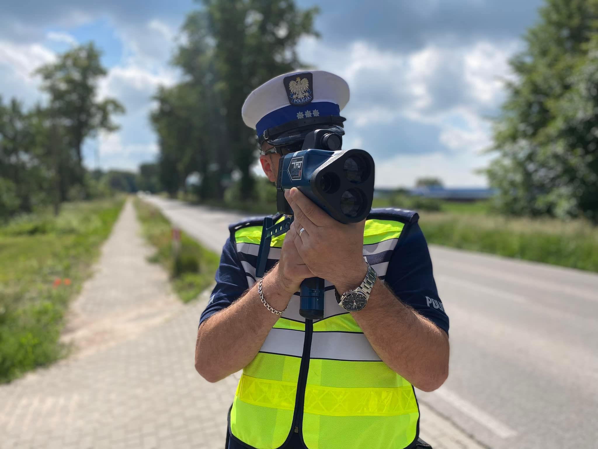 pomiar predkosci zdj. KPP w Olecku