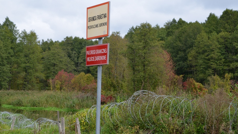 Rzeka graniczna Świsłocz fot. POSG