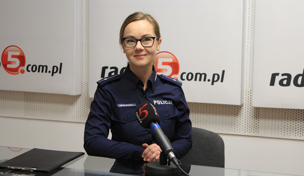 Agata Kulikowska de Nałęcz, oficer prasowy KPP w Ełku/Fot. Radio 5