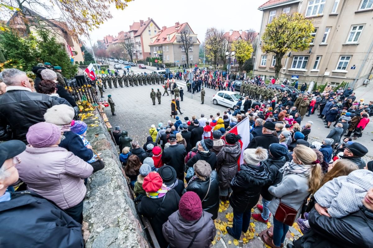 Giżyckie obchody Narodowego Święta Niepodległości zdj. gizycko.pl /Fotografia Tomasz Karolski