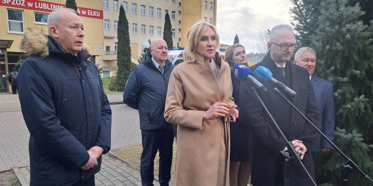 Konferencja w sprawie oddziału neurologicznego/Fot. Radio 5