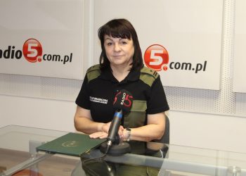 Mirosława Aleksandrowicz, rzecznik prasowy Warmińsko-Mazurskiego Oddziału Straży Granicznej/Fot. Radio 5