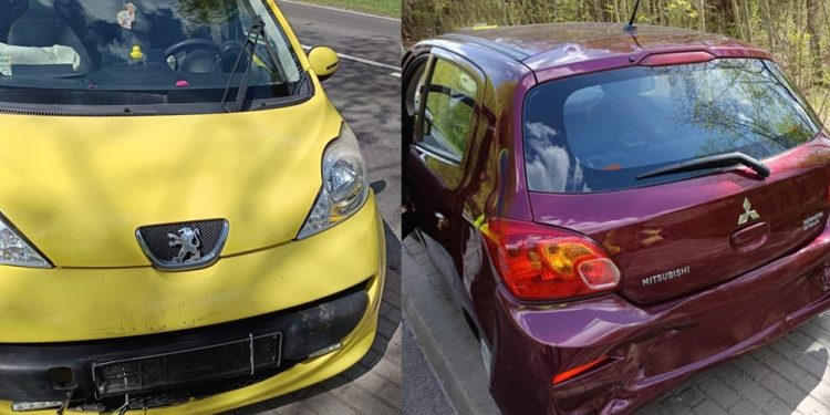 Kierujące osobówkami trafiły do szpitala 1 zdj. KPP w Piszu