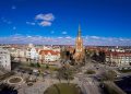 elk z lotu ptaka dron
