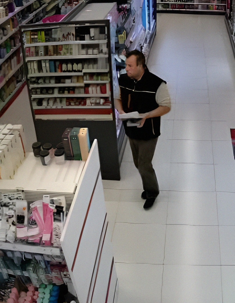 Rozpoznajesz tego mężczyznę? Pytają policjanci 2 kadr. KPP w Elku 2