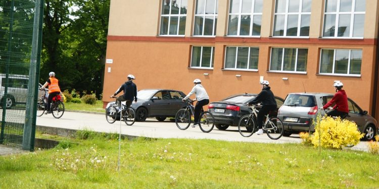 Kontrolowali jednoślady 1 rowerowelove030