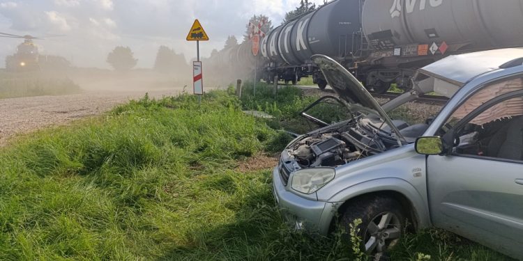 Zobacz nagranie z wypadku - ku przestrodze 1 KPP Sejny