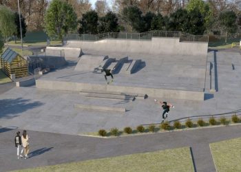 Remont skateparku nad Zalewem Arkadia 4