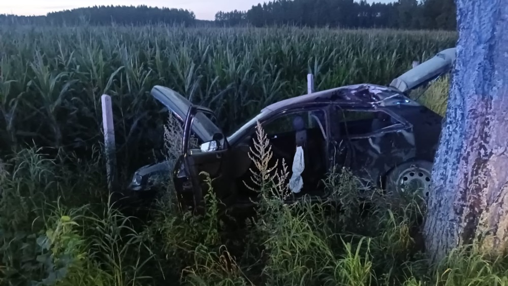 Trzy osoby ranne w wypadku. Za kierownicą 18-latek bez uprawnień 2 zdj. OSP Spytkowo 2