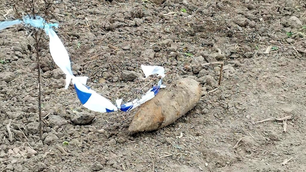 Znaleźli niewybuch 1 gran