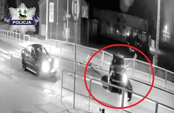 O krok od tragedii. Kierowca ukarany wysokim mandatem 1 Fot. KPP Pisz