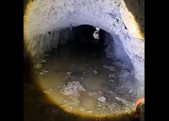 Tunel pod zaporą na granicy z Białorusią 9 SG