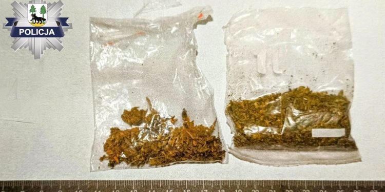 Narkotyki zabezpieczone przy 34-latku, zdj. KPP w Piszu