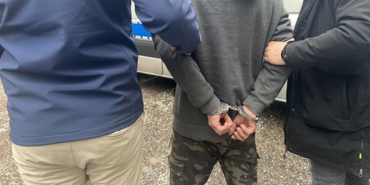 Obywatelskie zatrzymanie w Bakałarzewie 1 KMP Suwałki