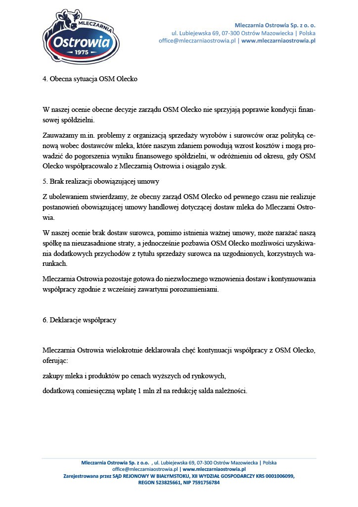 Kontrakty spółdzielni mleczarskiej pod lupą prokuratury 4 3