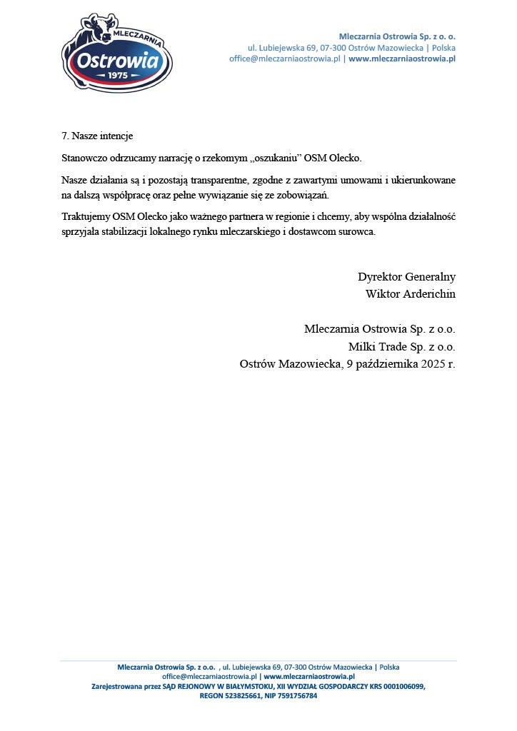 Kontrakty spółdzielni mleczarskiej pod lupą prokuratury 5 4