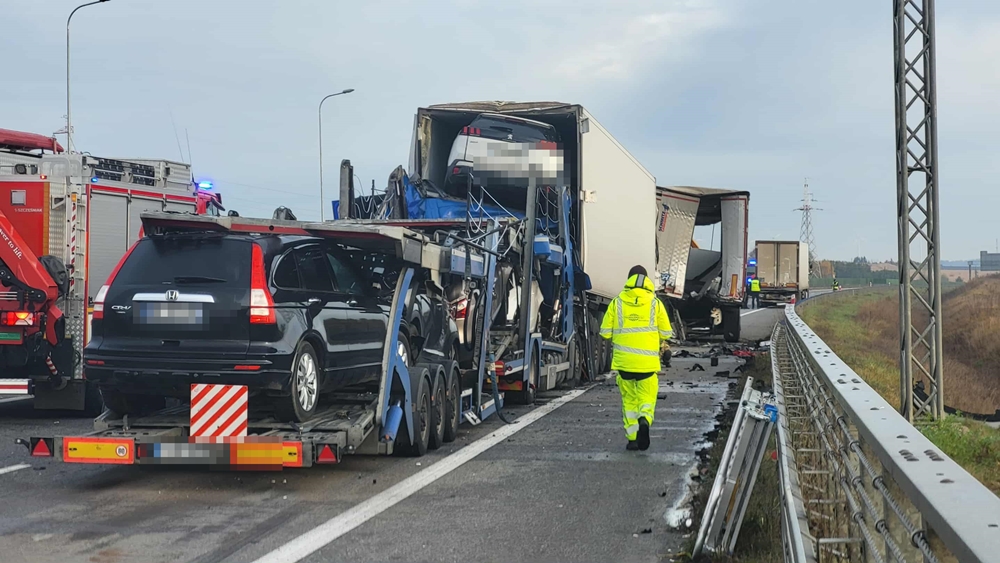 Karambol na ekspresówce 3 9 1