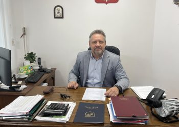 Burmistrz Białej Piskiej Franciszek Romankiewicz/Fot. FB