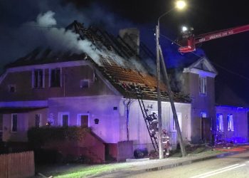 Tragiczny pożar w powiecie kętrzyńskim. Nie żyją dwie osoby 4 Fot. OSP Barciany