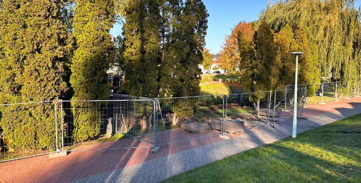 Utrudnienia w ruchu pieszo-rowerowym nad Zalewem Arkadia 1 zrodlo Osrodek Spotu i Rekreacji w Suwalkach