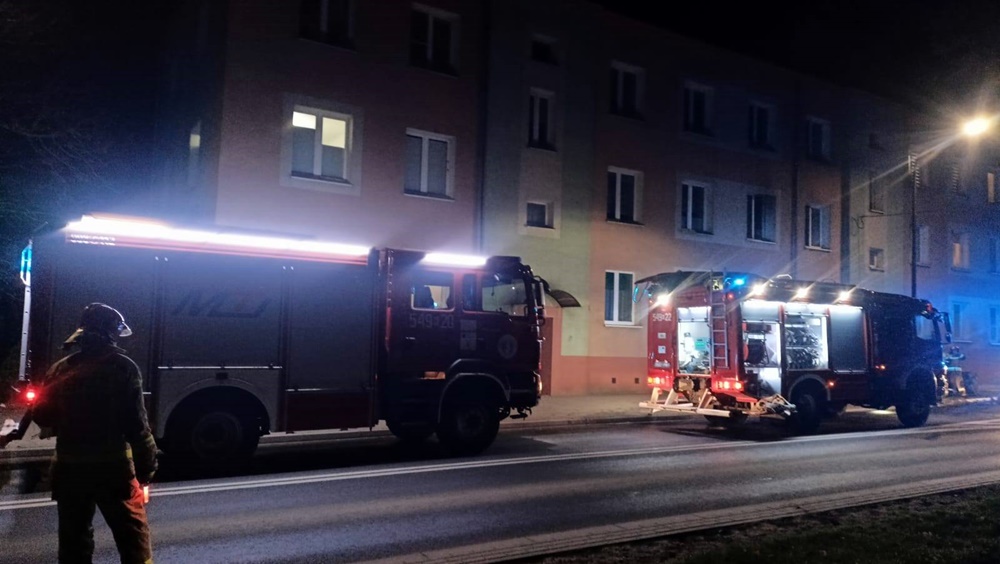 Pożar mieszkania w Orzyszu 3 222 2