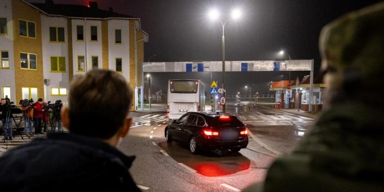 Duży ruch na granicy polsko-białoruskiej 1 PUW