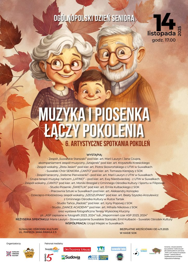 afisz artystyczne spotkania pokolen plakat 2