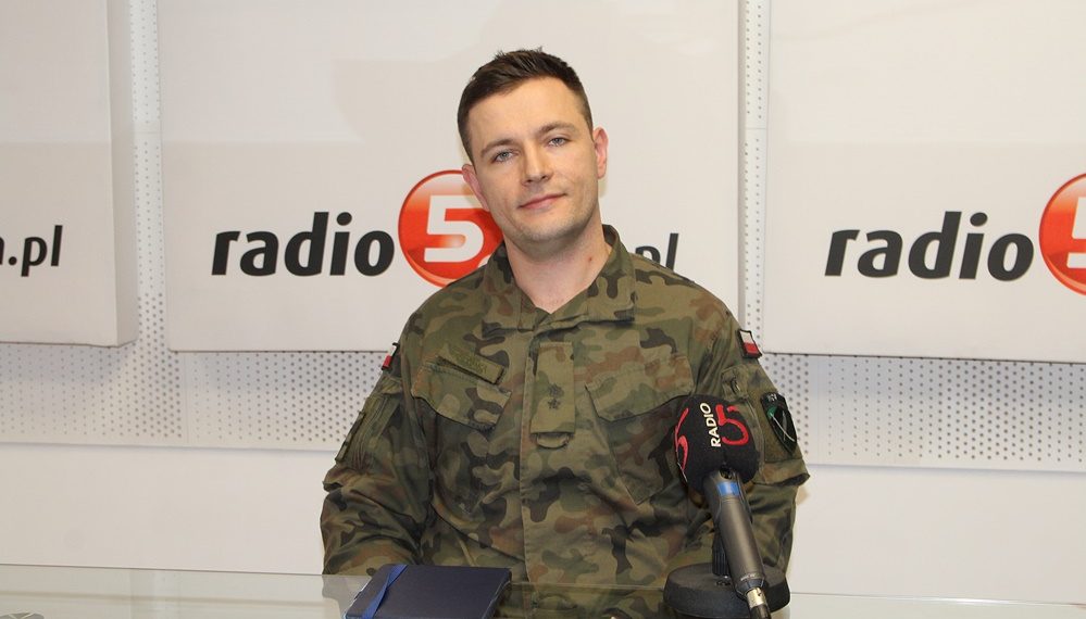 Ppor. Łukasz Zapadka/Fot. Radio 5