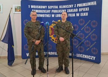 (Z lewej) płk Piotr Drozd oraz płk Aleksander Michalski